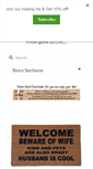 Mobile Screenshot of damngooddoormats.com